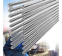 BBTISG Lot de 30 Tiges d'étain à Souder, Tiges de Soudage Universelles à Basse Température en Aluminium pour Soudage Rapide et Facile (2mm x 33cm)