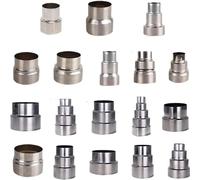 BBTISG Réducteur de Conduit de Cheminée en Acier Inoxydable, Résistant à La Chaleur Adaptateur De Conduit De Cheminée pour Raccordement de Poêle au Conduit De Cheminée (Ø100 mm/Ø60 mm)