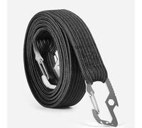 BBTISG Tendeurs élastiques avec Mousqueton 2m Réglable Multi Usage pour Vélos, Camping, Location, Bagages (Noir)