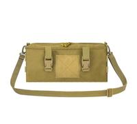 BBTISG Voyage Imperméable avec Bandoulière, Sac Tactique EDC Molle Multifonction pour Voyage, Camping, Kayak Sac à Bandoulière Imperméable (Kaki)