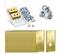 BBTO 30 Lames de rechange compatibles avec Mammotion Luba, Yuka et LUBA 2 - Lames de remplacement en acier inoxydable, accessoires pour tondeuse robot - Comprend 30 vis revêtues et 30 rondelles