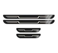 BBTUA 4 PièCes Acier Inoxydable Voiture Seuil de Porte pour Mini Cooper (R56) 2006-2014, Protecteur de Seuil de Porte de Voiture,A