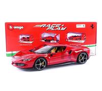 Bburago 1/18 16018r Ferrari 296 Gtb Hybrid 380hp V6 - 2021 Diecast Modelcar-Bburago