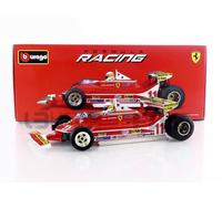 BBurago Voiture miniature 1:18 Ferrari 312 T4 Short Tail GP Monaco 1979 n°11 Jody Scheckter