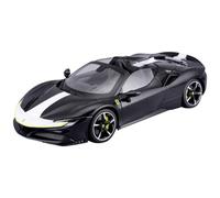 BBURAGO 1/18 Ferrari Signature - SF90 Spider - Noire -, Noir