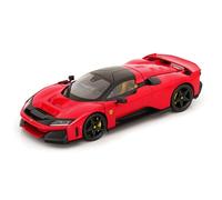 Bburago 1:18 Scale Ferrari F80 Signature Series Die-Cast Model Car - Red | Official Ferrari Licensed Replica | Premium Collector's Model | Hypercar Supercar Display Piece