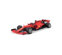Bburago-1/18 ferrari-2019 Formule 1-#Vettel, 16807V, Multicolore