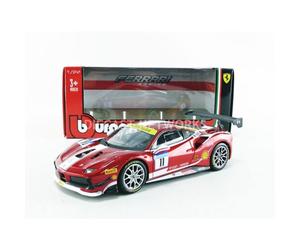 Bburago 1/24 26308r Ferrari 488 Challenge - 2017 Diecast Modelcar-Bburago
