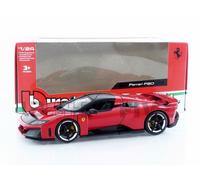 BBurago Voiture miniature Ferrari F80 2024 - 1:24 métal die-cast Rosso Corsa portes mobiles