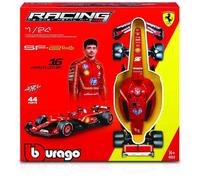 Bburago 1/24 Kit A Monter Formule 1 Sf 24 - Avec Casque Et Support Ferrari #16 Leclerc