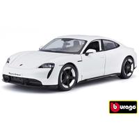 Bburago 1:24 Porsche Taycan Turbo S 2019 Blanc Carrara