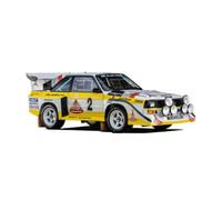 Bburago 1:24 Scale Audi Sport Quattro S1 E2 Group B Rally 1985 - HB #2 | Official Audi Licensed Die-Cast Model | Legendary WRC Rally Car Replica | Motorsport Collector's Model