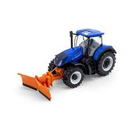 BBurago Tracteur New Holland T7.315 1:32 Modèle 2009 Bleu/Orange BU44081
