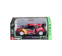 BBURAGO - 1/32 Race - Véhicules de Course Race/Piste/Rallye - Présentoir de 12 pièces - Assortiment - - Voiture Miniature pour Enfant - Reproduction à echelle