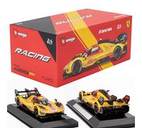 Bburago 1:43 2024 Ferrari 499P # 50 # 83 24 HEURES DU MANS course de luxe moulé sous pression modèle de voiture jouet Collection cadeau 2024 499P No.50