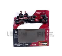 Bburago 1/43 - Alfa-Romeo C43 - Season Car 2023 (V. BOTTAS) 38085B/77
