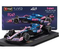 Bburago 1/43 - Alpine A525 - Season Car 2025 (F. Colapinto) 38258-C43-Bburago