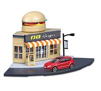 Bburago 1/43 City - Fast Food + 1 vehicule