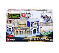 Bburago 1/43 Coffret City + 2 Structures + 1 vehicule