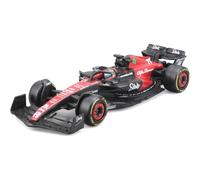 Bburago 1:43 F1 Alfa Romeo Team Stake C43 2023 Valtteri Bottas #77 avec casque