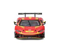 Bburago 1/43 Ferrari 296 GT3 - Réplique Métal Miniature Course à l’Échelle 1:43 - Modèle sous Licence Officielle Ferrari - Collection Enfant et Adultes Passionnés