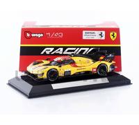 1:43 BURAGO Ferrari 499P #83 Win.Le Mans 2025 Kubica Hanson Ye BU36321