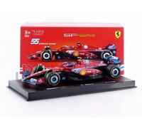 BBurago – Voiture miniature 1/43 – Ferrari F1 SF-24 – Miami GP 2024 – Carlos Sainz