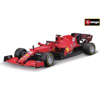 Bburago 1:43 Ferrari Racing F1 SF21 #55 (Carlos Sainz) s helmou