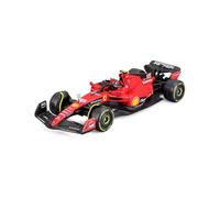 Véhicule Bburago 1/43 Ferrari SF 2023 Formule 1 avec casque Sainz Multicolore G