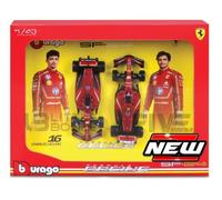 Bburago 1/43 - Ferrari Sf-24 2 Car Set - Season Car 2024 (C. Leclerc - C. Sainz) Set-36856-Bburago