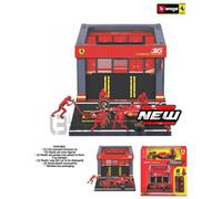 Bburago 1/43 - Ferrari Sf-24 Pit Pass Diorama Playset - 2024 (C. Leclerc) 36862l-Bburago