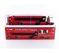 BBURAGO 1/43 - IVECO S-WAY 570 TRUCK CAR TRANSPORTER + FERRARI SF-24 36867R