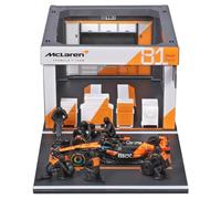 Bburago 1:43 McLaren MCL39 2025 Pit Pass Diorama Oscar Piastri Model Car