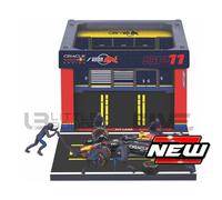 BBURAGO 1/43 - RED BULL RB19 PIT PASS DIORAMA PLAYSET - 2023 (S. PEREZ) 38453P