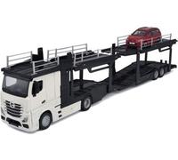 Bburago 1/43 Street Fire Tow Mercedes Benz Actros With Volkswagen Polo Gti Mark 5 18-31458 Auto One Size