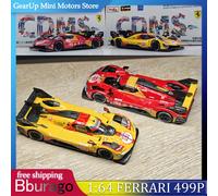 Bburago 1:64 Ferrari 499P Le Mans 2024 # 83 # Modèle de voiture moulé sous pression en alliage 51, équipe de course 24h, WEC Hypercar, Mini jouet de collection, en Stock No.51