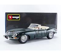 BBURAGO 1/18 - JAGUAR TYPE E CABRIOLET 12046GR
