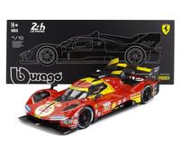 BBURAGO 16312-50 FERRARI 499P 3.0L WINNER LE MANS 2024 BOITE VITRINE 1/18