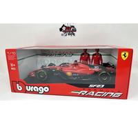 BBurago Véhicule miniature en métal Porsche 918 Spyder 21076R Rouge à pousser, dès 4 ans