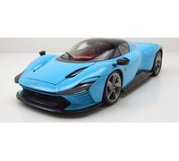 2022 Ferrari Daytona SP3 Baby Blue 1:18 Bburago Signature Series 16912