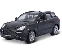 BBurago 18-21056 - Modèle réduit de voiture - Porsche Cayenne Turbo (noir, échelle 1:24)