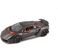 Bburago 18-21061 - Maquette de voiture - Lamborghini Sesto Elemento (gris métallisé, échelle 1:24)