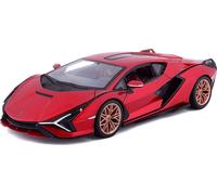 Bburago 18-21099 - Modèles réduits - Lamborghini Sian FKP 37 (rouge, échelle 1:24)