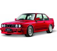 Bburago 18-21100 - Modèle réduit de voiture - BMW 3 Series M3 1988 (rouge, échelle 1:24)