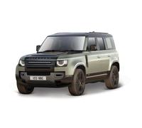 BBurago – Voiture miniature Land Rover Defender 110 (2022) 1:24 portes ouvrantes, licence Land Rover