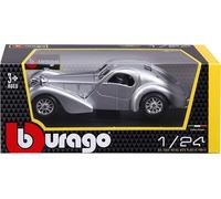 Bburago 18-22092 - Maquette de voiture - Bugatti Atlantic (argentée, échelle 1:24)