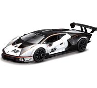 Bburago 18-28023 - Maquette de voiture - Lamborghini Essenza SCV12 (noir/blanc, échelle 1:24)