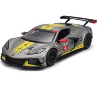 Bburago 18-28024 - Modèle réduit - Chevrolet Corvette C8R '20 (grise, échelle 1:24) Modèle réduit de voiture