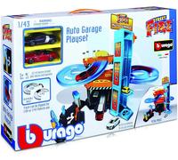 Bburago 18-30361 - Street Fire - Auto Garage Incl. 2 Véhicules Parking Playset