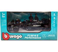 Bburago 18-01596 Race - Mercedes AMG F1 W14 E Performance #63 - Échelle 1:43